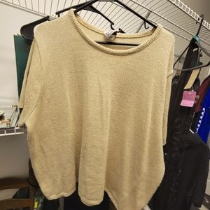 Vintage gold holiday sweater